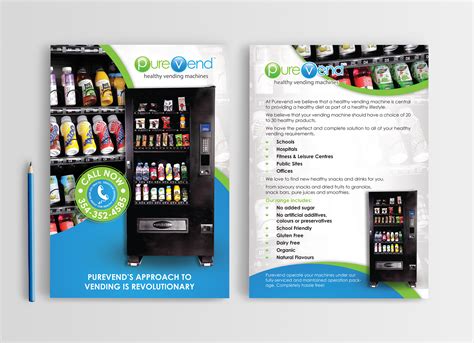 Vending Machine Brochure Templates